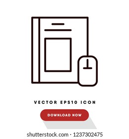 Ebook vector icon