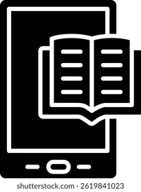 Ebook vector icon. Can be used for printing, mobile and web applications.