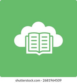 Ebook, Vektorsymbol. Kann für Druck-, Mobil- und Web-Anwendungen verwendet werden.