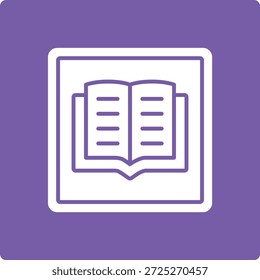 Icono de Vector de libro electrónico. Se puede utilizar para aplicaciones de impresión, móviles y de Web.