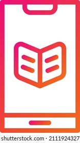 Ilustración de diseño de iconos del vector de Ebook