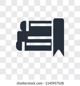 eBook vector icon isolated on transparent background, eBook logo concept
