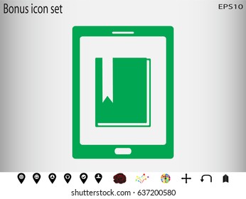 E-book, vector illustration of Eps10