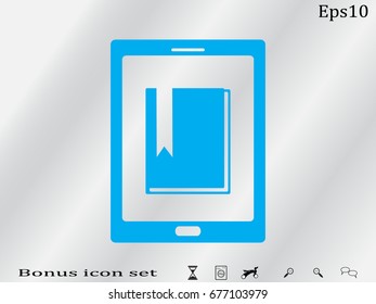 E-book, vector illustration of Eps10