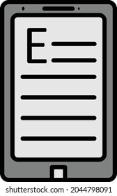 E-book Vector Line Filled Icon Design
