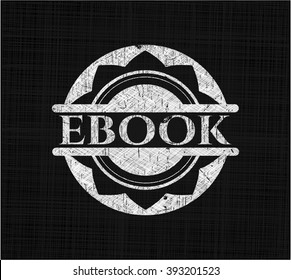 ebook written on a chalkboard