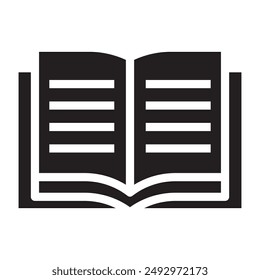 E-Books black icon. vector illustration.