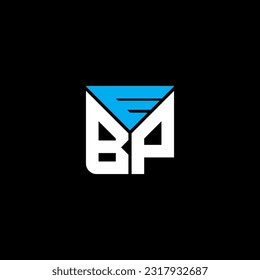 Logo de la carta EBP diseño creativo con gráfico vectorial, logotipo EBP simple y moderno. Diseño de alfabeto lujoso EBP  