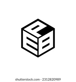 EBP letter logo design in illustration. Vector logo, calligraphy designs for logo, Poster, Invitation, etc.