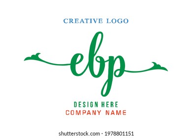 EBP lettering logo is simple, easy to understand and authoritative