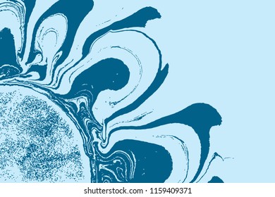 Ebru an ancient oriental paint technique. Incorporates the swirls of marble or the ripples and random waves effect. Traditional Ottoman Turkish marbling art. Vector. 