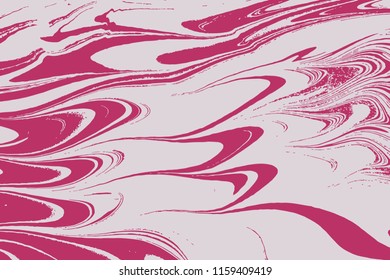 Ebru an ancient oriental paint technique. Incorporates the swirls of marble or the ripples and random waves effect. Traditional Ottoman Turkish marbling art. Vector. 