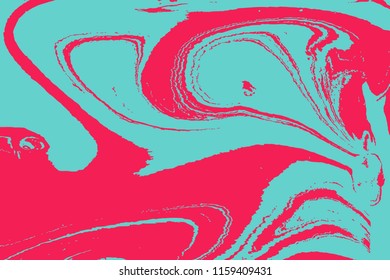Ebru an ancient oriental paint technique. Incorporates the swirls of marble or the ripples and random waves effect. Traditional Ottoman Turkish marbling art. Vector. 