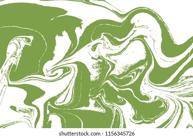 Ebru art. Traditional Turkish Ebru technique. Painting on water transfered on highly textured paper or cloth. Color paint ebru with waves and tile pattern.