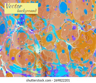 ebru marbling style background