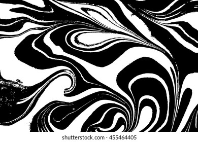 Ebru, Turkish marbling art background. Suminagashi. Hand drawn marbling illustration technique. Watercolor stains, abstract background. Marble wavy pattern. Abstract background illustration art.