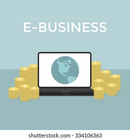 E-Business Make money from computer and internet