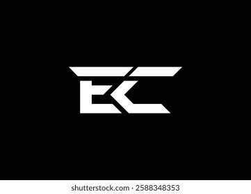 EC Alphabets Letters Logo Monogram