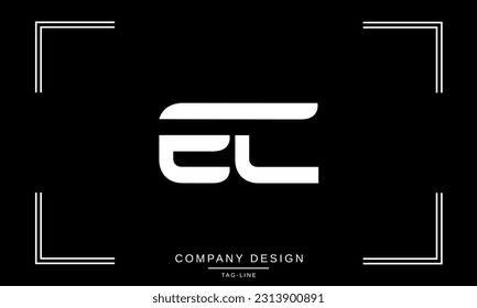 EC, CE, Abstract Letters Logo Monogram