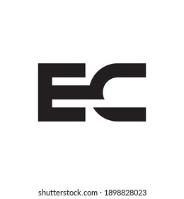 Ec Initial Letter Vector Logo