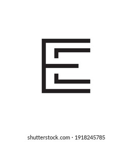 Ec Initial Letter Vector Logo