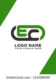 EC initial logo template vexctor