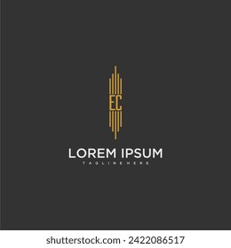 EG-erstes Monogramm-Firmenlogo