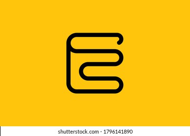 EC letter logo design on luxury background. CE monogram initials letter logo concept. EC icon design. CE elegant and Professional letter icon design on background. E C