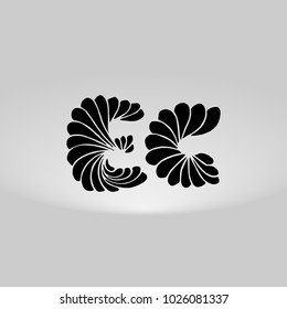 EC Logo, Decorative, Romantic