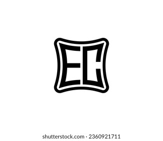 EC logo design vector template