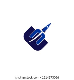 EC logo with rocketship