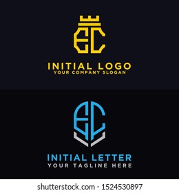 EC Logo Set is a modern graphic design, Inspirational logo design for all companies. -Vectors