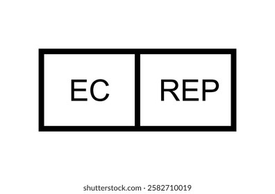 ec rep symbol vector design illustration