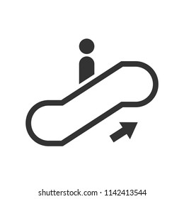 ecalator up public signature icon vector eps 10