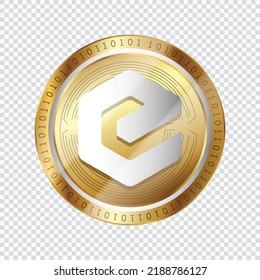 eCash (XEC) crypto currency logo symbol coin isolated in transparent background. Virtual money token vector illustration. 