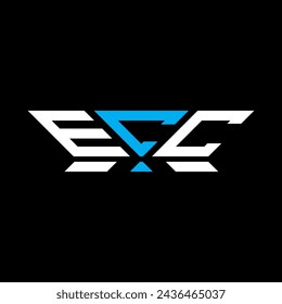 ECC letter logo vector design, ECC simple and modern logo. ECC luxurious alphabet design  