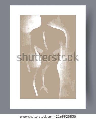 Eccentric modern artworks for print for interior design. Printable abstract art wall decorations. Simple creative artwork bundle. Vector illustration. 