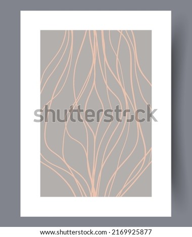 Eccentric modern artworks for print for interior design. Printable abstract art wall decorations. Simple creative artwork bundle. Vector illustration. 