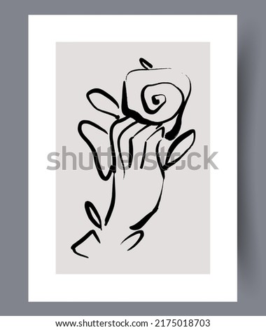 Eccentric modern artworks for print for interior design. Printable abstract art wall decorations. Simple creative artwork bundle. Vector illustration. 
