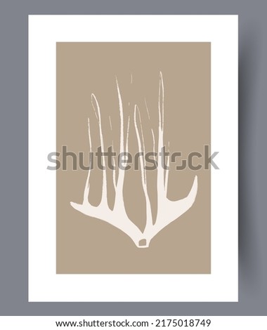 Eccentric modern artworks for print for interior design. Printable abstract art wall decorations. Simple creative artwork bundle. Vector illustration. 