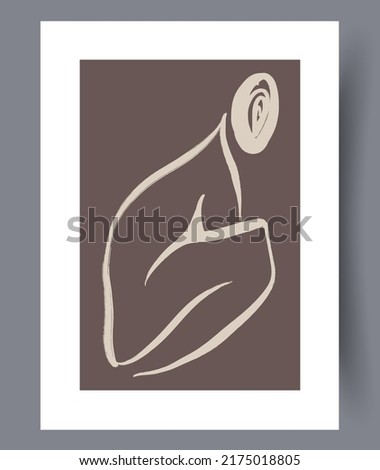Eccentric modern artworks for print for interior design. Printable abstract art wall decorations. Simple creative artwork bundle. Vector illustration. 