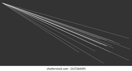 Eccentric radial ray, beam burst lines. Glitter, gleam, glisten effect. Starburst, sunburst dynamic comic action lines illustration