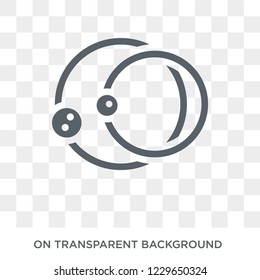 Eccentricity icon. Eccentricity design concept from Astronomy collection. Simple element vector illustration on transparent background.