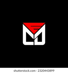 Logo de la carta de desarrollo del niño en la primera infancia diseño creativo con gráfico vectorial, logotipo simple y moderno de desarrollo del niño en la primera infancia. Diseño de abecedario lujoso en el desarrollo del niño en la primera infancia  