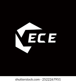 ECE creative minimalist letter logo. ECE unique vector initials alphabet letter logo design

