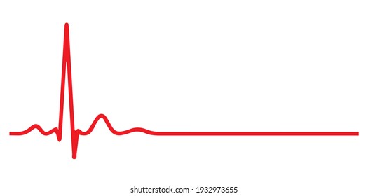 Ecg heart beat line. heart beat line. Vector illustration icon.	
