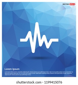 Ecg icon - Free vector icon