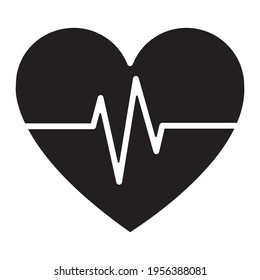 Ecg Isolated Vector icon which can be easily modified or edit