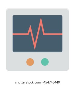 Ecg Machine Vector Icon