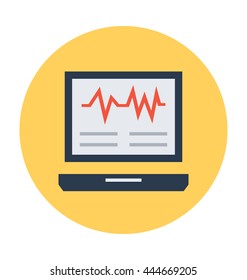 Ecg Machine Vector Illustration